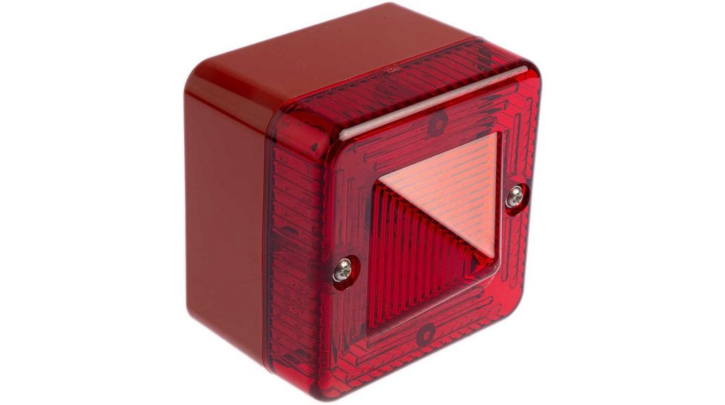 e2s L101X Series Red Flashing Beacon, 230 V ac, Surface Mount, Xenon Bulb, IP66