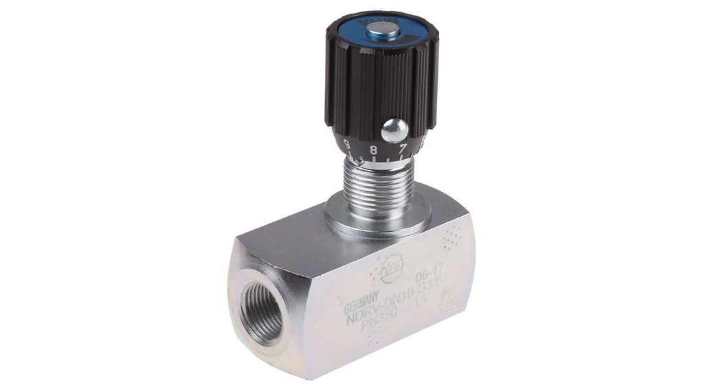 Inline Mounting Hydraulic Flow Control Valve, G 3/8, 350bar, 75L/min