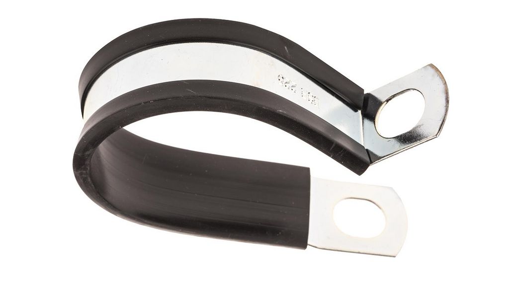 Black Plated Steel Attach P, 50mm Max. Bundle Paket med 2 delar