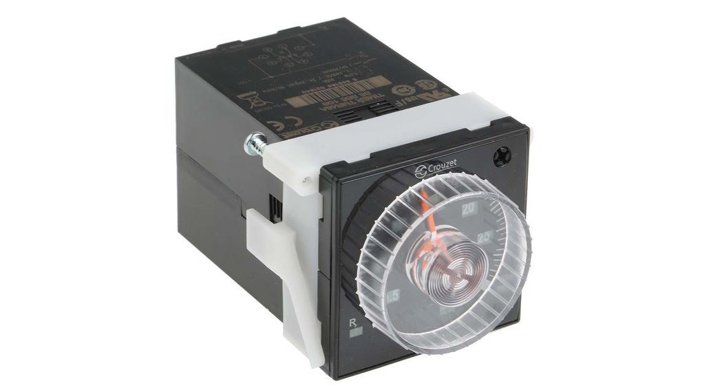 88 886 106 | Crouzet Plug In Timer Relay, 12 → 240 V dc, 24 → 240V ac ...