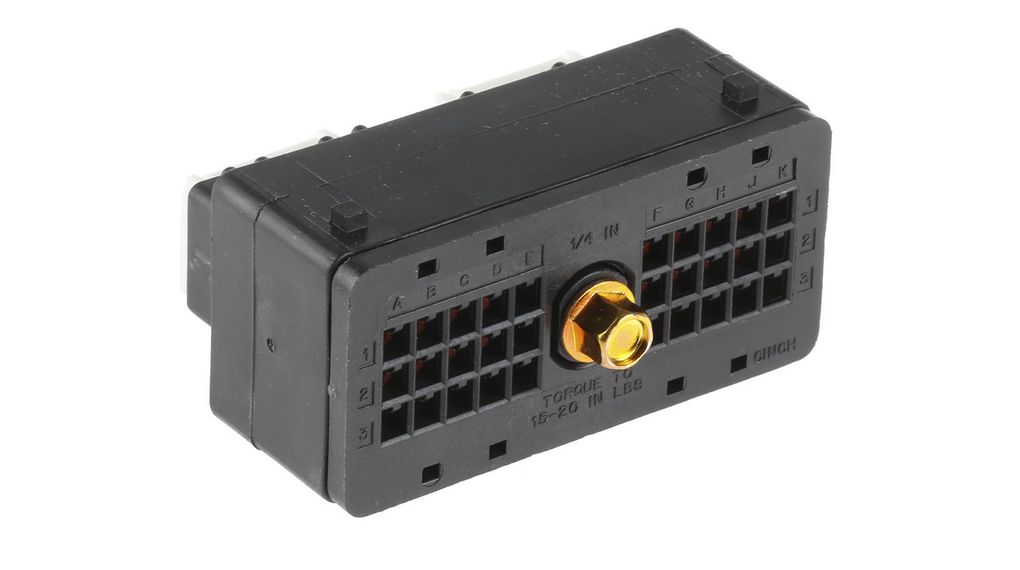 Cinch, Modice Automotive Connector Socket Cable Mount 30 Way, Crimp Termination 5810130029 Contacten