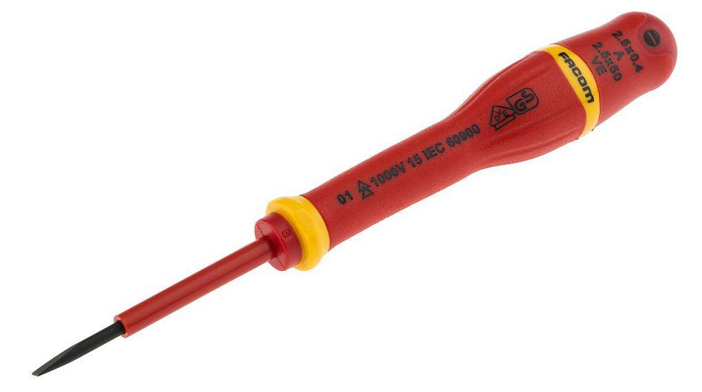 Slotted Screwdriver, SL2.5, 50mm, Ergonomic