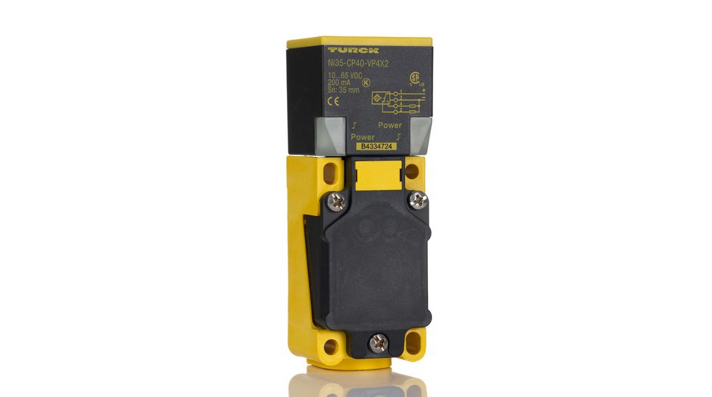 Turck Inductive Block Proximity Sensor, 35 mm Detection, PNP NO+NC, 10 → 65 V dc IP67