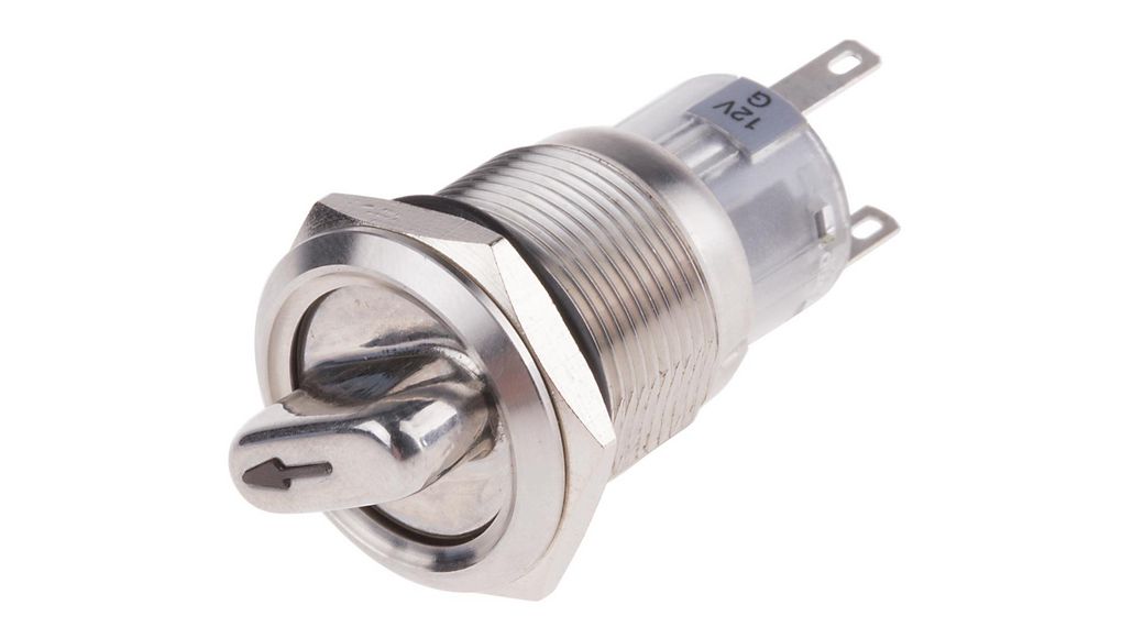 Selector Switch - (on-on), Illuminated 2 Positions