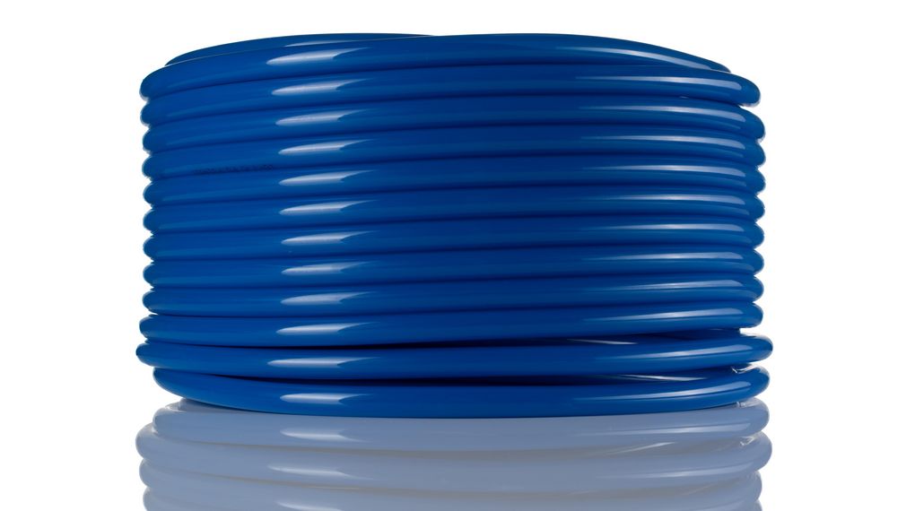 Compressor Blue Color Pipe 9172397 | RS PRO Compressed Air Pipe Blue Polyurethane 12mm x 30m CPU ...