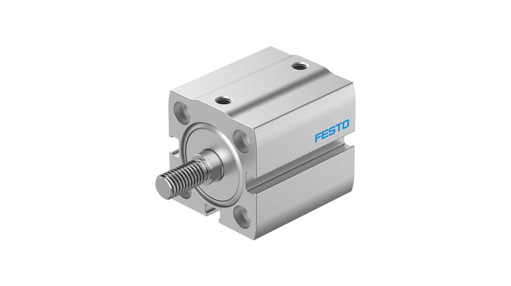 Compact Cylinder, Double Acting, 5mm, Bore Size 25mm M5