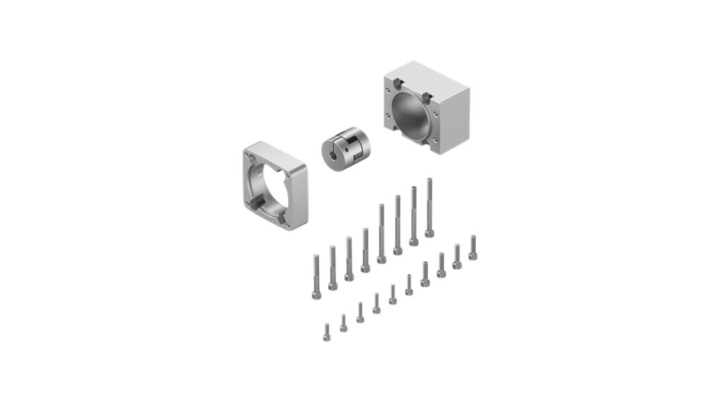 Axial Mounting Kit for EGC-70-BS / EGC-HD-125-BS / ELGA-BS-70 Cylinders