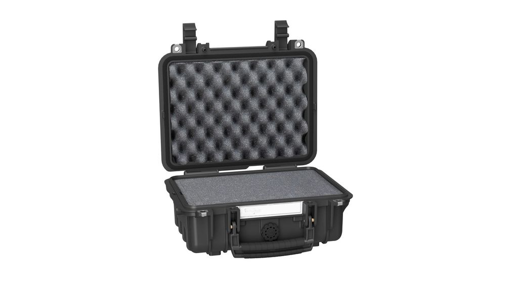 Case, Watertight with Removable Lid, 6.6l, 270x316x143mm, Polypropylene (PP), Black