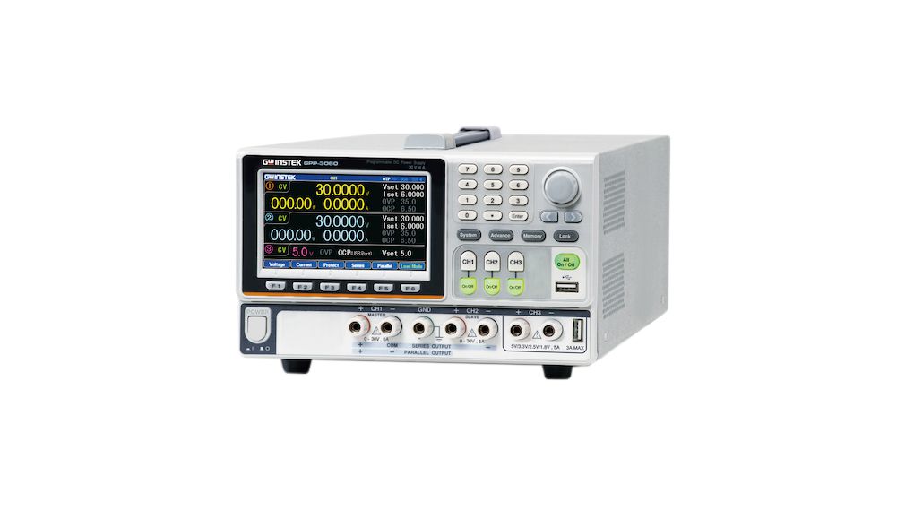 Bench Top Power Supply Programmable 60V 3A 385W USB / RS232 / Ethernet