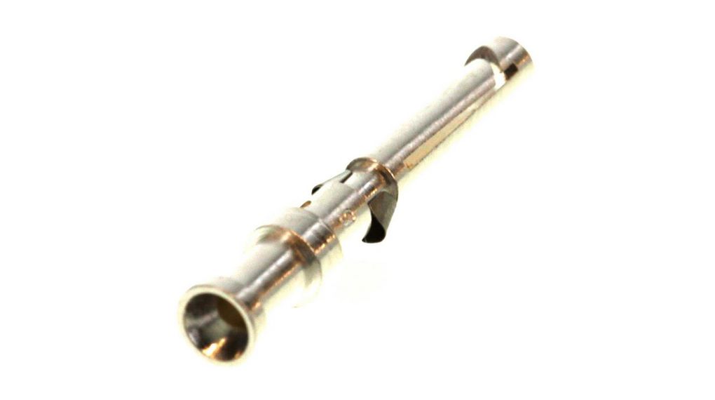 GWconnect Turned Crimp Contact for 10A Inserts and Modules Female Silver (Ag) Copper Alloy 0.75mm² (18 AWG) 100 per, Pack of 10 pieces