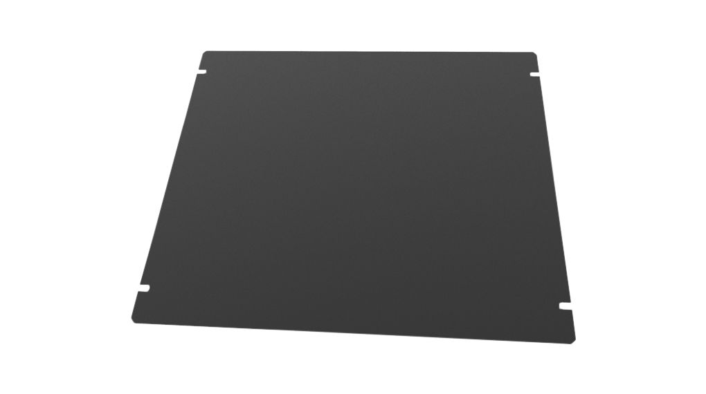 Bottom Mounting Plate 304.8x1x254mm Steel Black