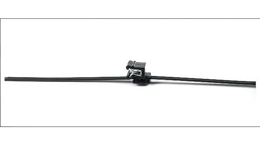 Kabelbinder 200 x 4.6mm, Polyamid 6.6 W, 225N, Schwarz