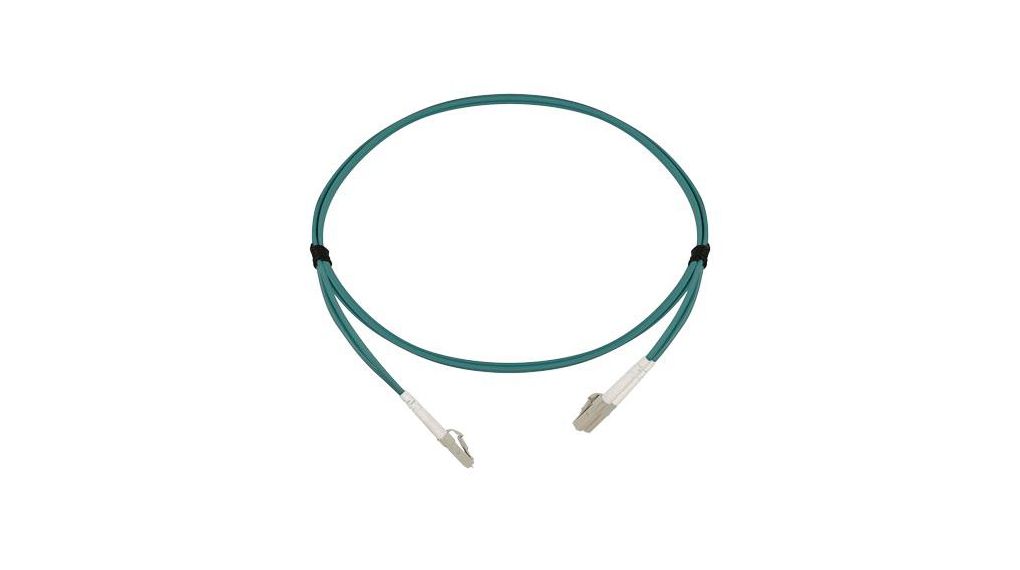 Fibre Optic Cable Assembly 50/125 um OM3 Duplex LC - LC 1m