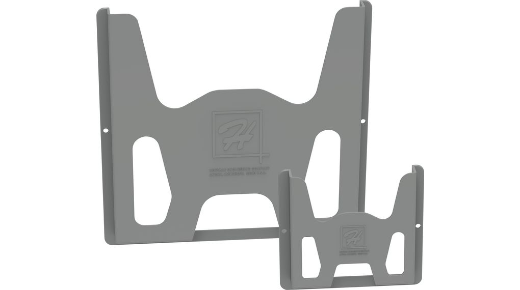 Large Data Pocket Suitable for Solid-Back-Body enclosures 305mm Thermoplastic Grey