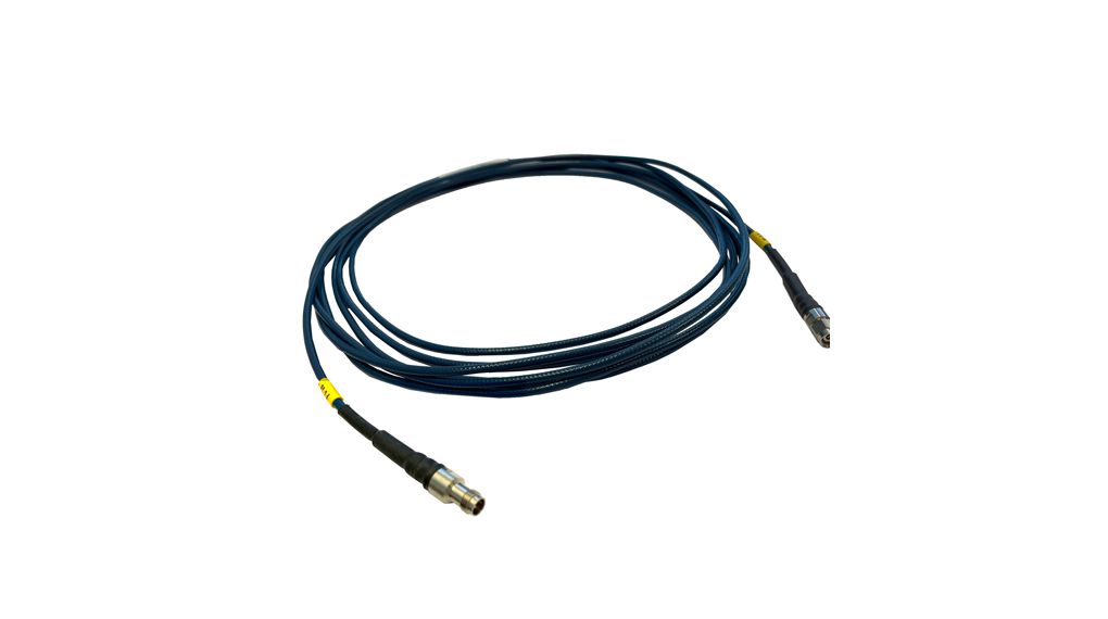Sestava RF kabelu pro mikrovlny 1.85 mm Zástrčka - 1.85 mm Zástrčka 70GHz 50Ohm Modrá 610mm