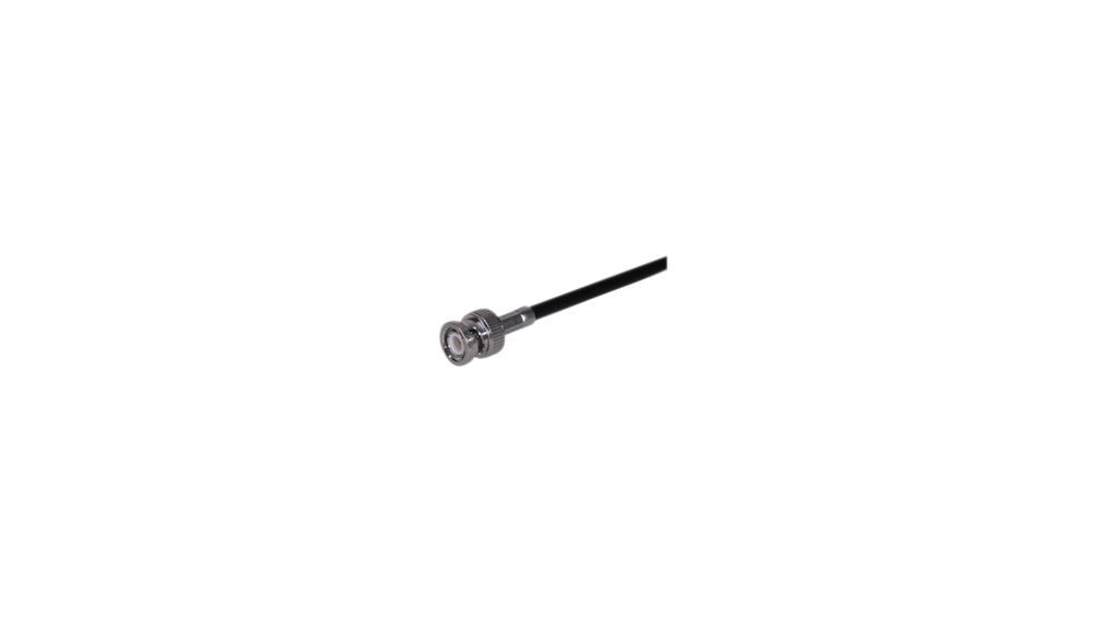 Connecteur RF, BNC, Laiton, Fiche mâle, Droit, 50Ohm, Borne à sertir
