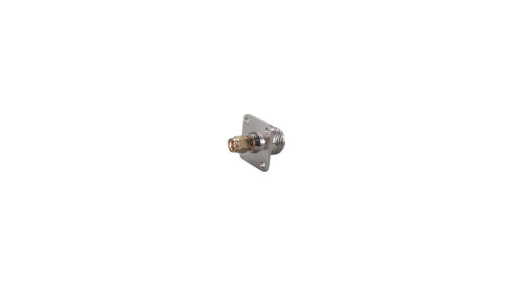 RF-adapter, Panelgenomföringar, SMA-kontakt - N-sockel, 50Ohm