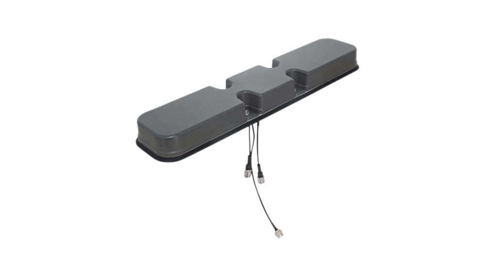 Railway Rooftop Antenna, 9 dBi, Female N / Male TNC, 474mm, Screw