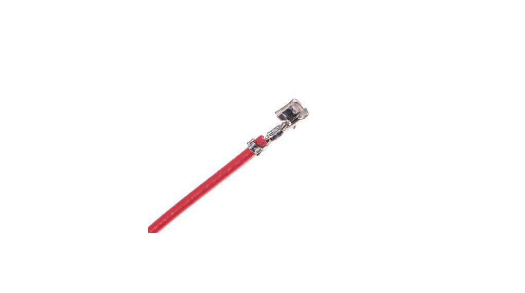 Female SH to Unterminated Crimped Wire, 300mm, 0.08mm²