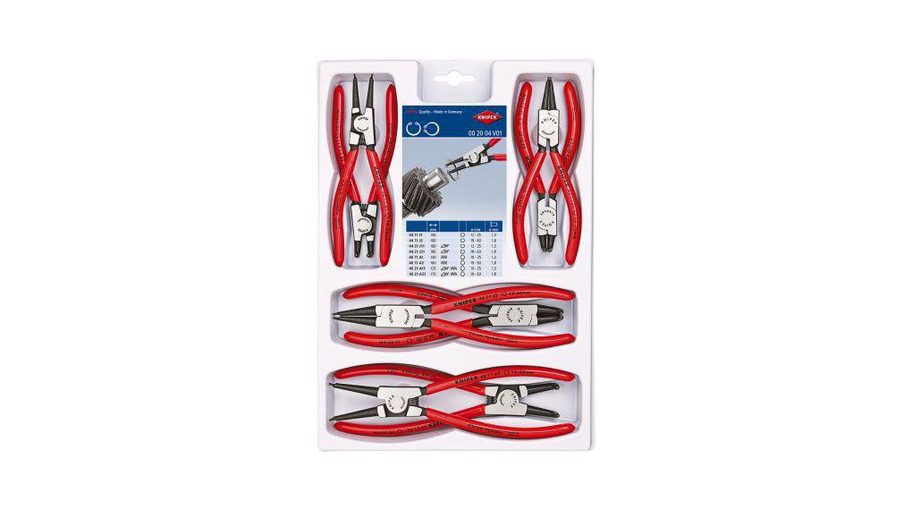 8-Piece Circlip Plier Set, 12 in Overall