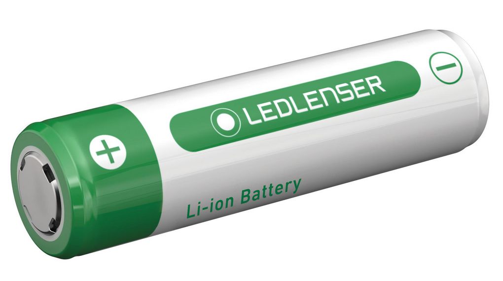 CR18650, Ledlenser Pile rechargeable, Li-Ion, 18650, 3.7V, 3Ah