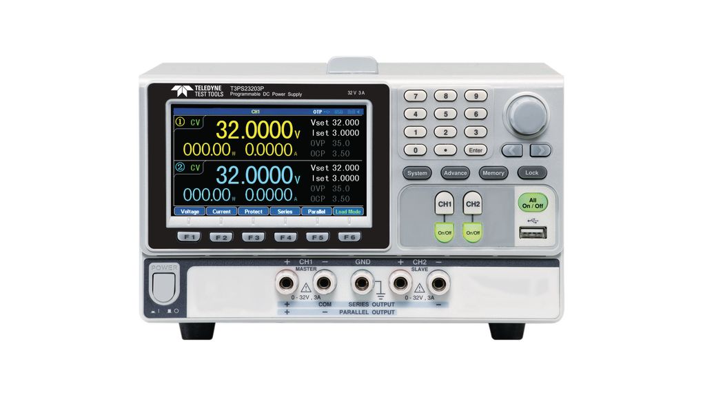 Lineare Gleichstromversorgung Programmierbar 32V 3A 192W USB