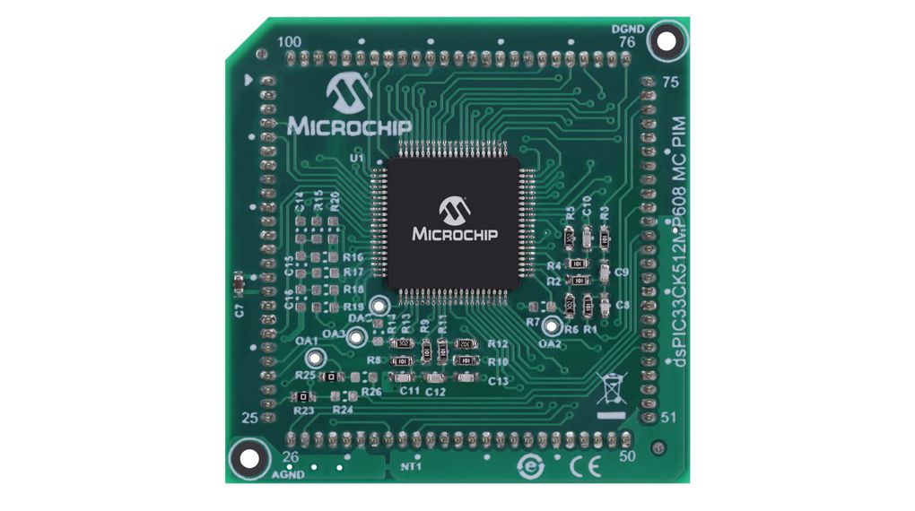 DSPIC33CK512MP608 Motorbesturings-evaluatiemodule