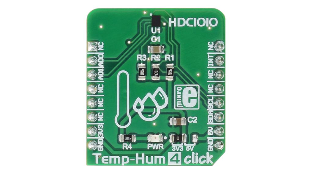 Temp&Hum 4 Click Temperature and Humidity Sensor Module 5V