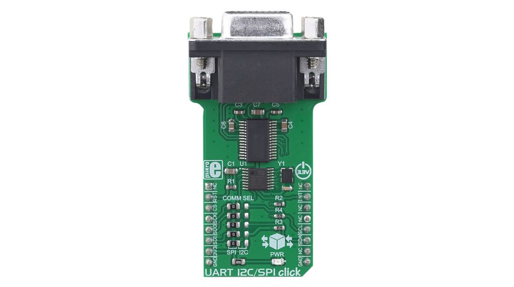 MIKROE-3349 | Mikroelektronika UART I2C/SPI Click Serial Interface ...