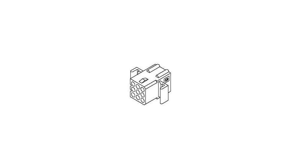 Rectangular Power Connector, 12 Contact(, Pack of 10 pieces