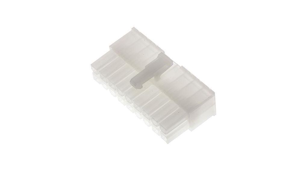 Mini-Fit Jr Female Connector Housing4.2mm Pitch18 Way2 Row