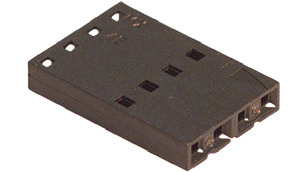 Gehäuse, Buchse, Raster - 2.54 mm, Pole - 4, Reihen - 1, Polyesterlegierung, Packung à 10 Stück