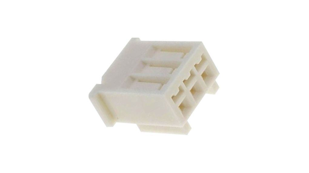 Housing, Receptacle, Pitch - 2.5 mm, Poles - 3, Rows - 1, Polyamide, Pack of 10 pieces
