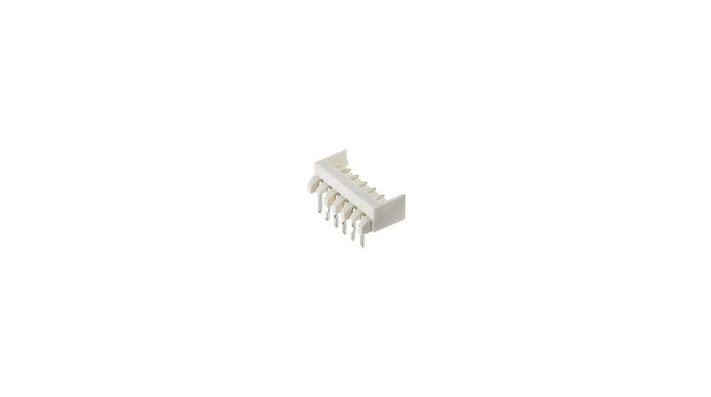 2.00mm Micro-Latch PCB Header Single Row 90° THT Tin (Sn) Plating 10 Circuits Tray 3.50mm PC Tail Length