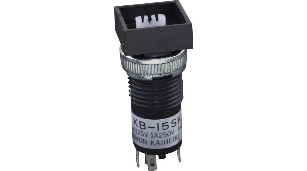 Illuminated Pushbutton Switch ON-(ON) 1CO 125 VAC / 250 VAC / 30 VDC LED / Filament Lamp None