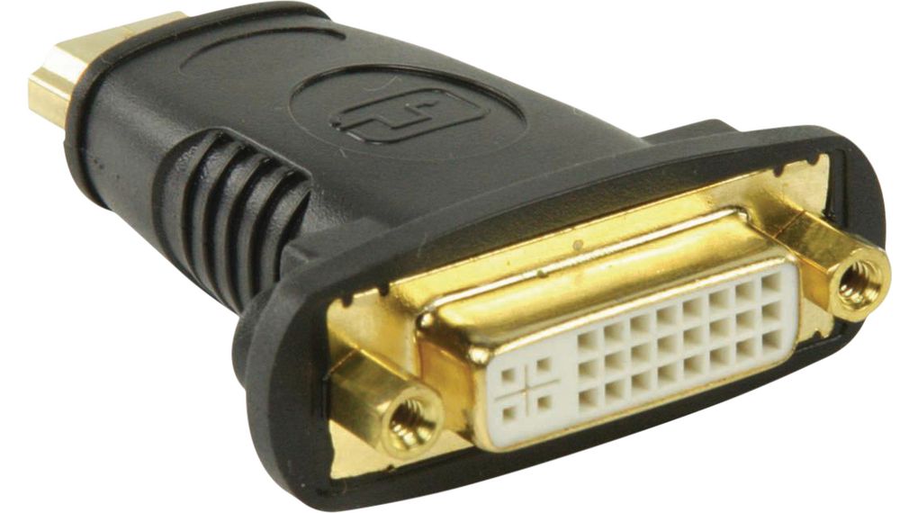 HDMI - DVI -sovitin, HDMI-pistoke - DVI-D, 24+1 nastan pistokanta