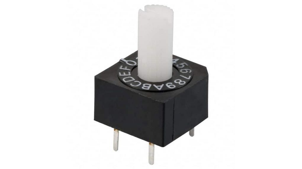 Rotary Coded Switch, 16 Positions, Hexad