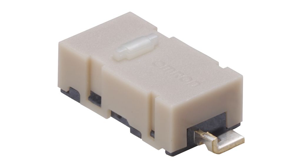 Micro Switch D2LS, 1mA, 1NO, 1.2N, Button