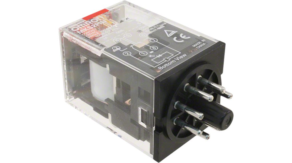 Industrial Relay MKS 2CO AC 110V 10A Plug-In Terminal