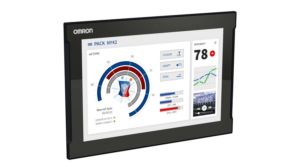 Industrie-Touchscreen-Monitor 15.4" 1280 x 800 IP65