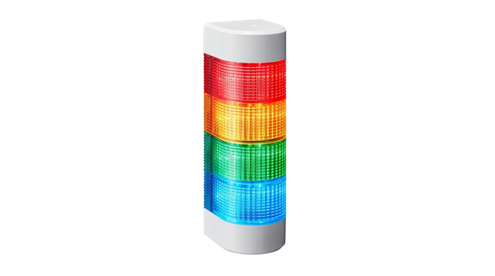 WME-402DFB-RYGB | Patlite LED Signal Tower Red / Orange / Green / Blue ...