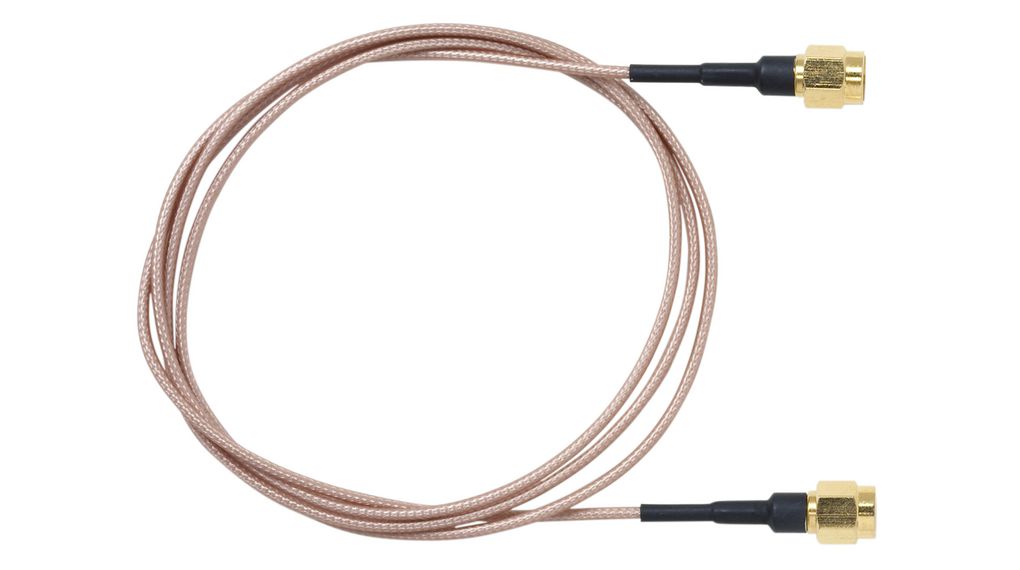 Sestava RF kabelu, SMA Zástrčka Rovný - SMA Zástrčka Rovný, 1.5m, Mosaz