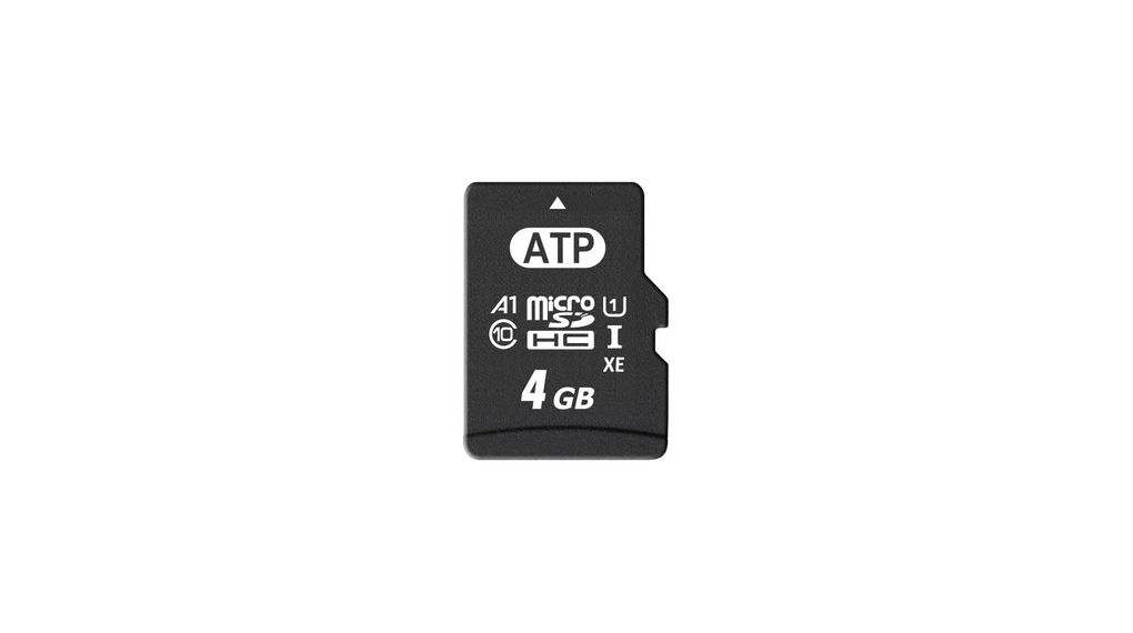 ATP 4 GB Industrial MicroSD Micro SD Card, Class 10, UHS - 1