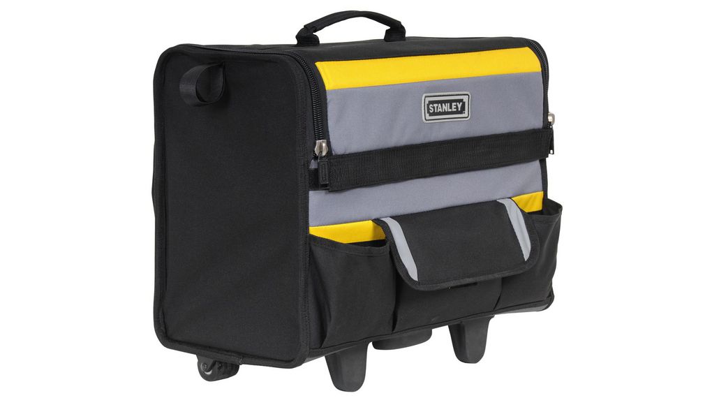 Stanley Polyester Wheeled Bag 460mm x 330mm x 450mmx45x330mm Grey / Black / Yellow