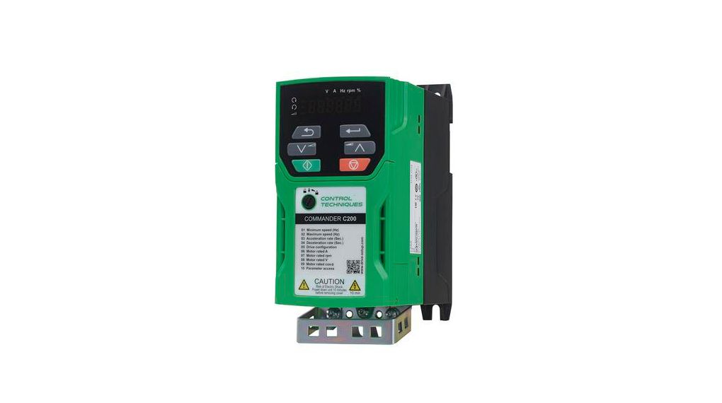 Control Techniques Inverter Drive, 0.55 kW, 1 Phase, C200 Series 240 V 3.3 A