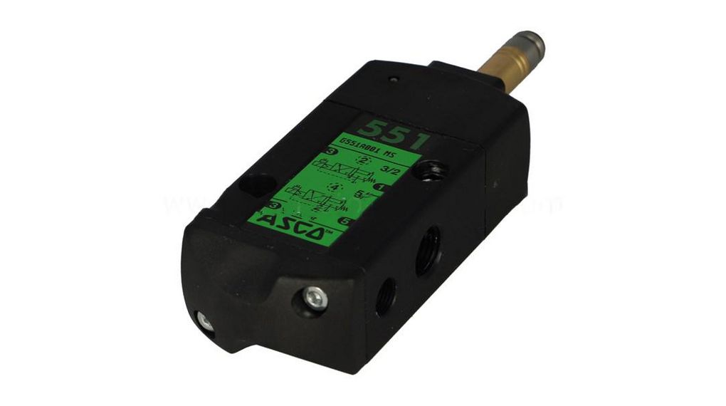 EMERSON ? ASCO 3/2-5/2 Spool Valve - Electro-Pneumatic G 1/4 551 Series