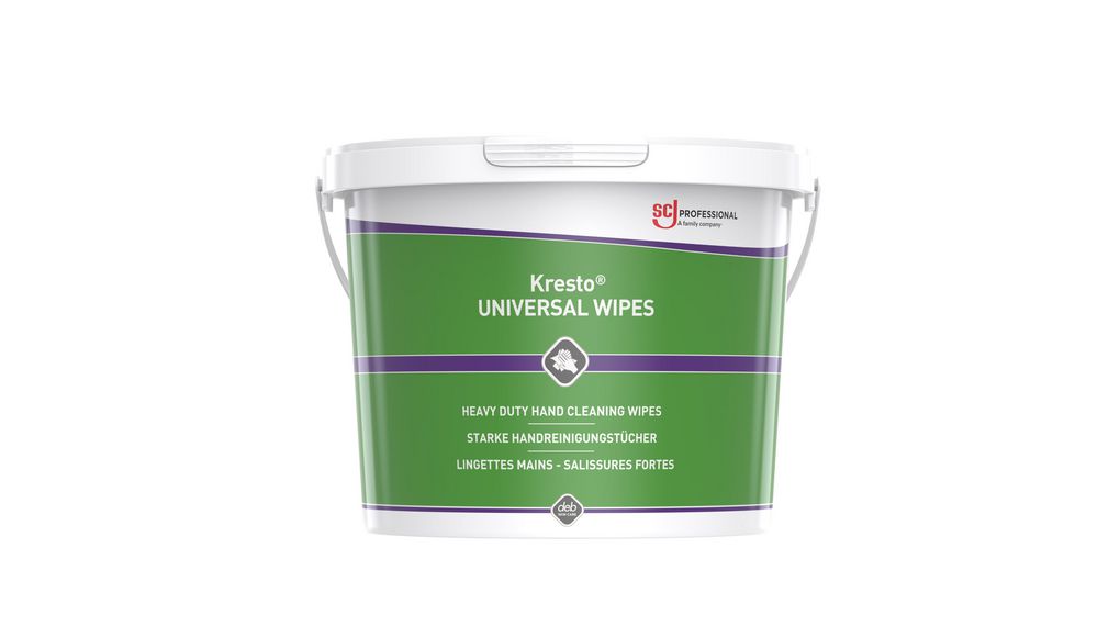SCJ Professional Kresto® Universal Wipes Wet Hand Wipes, Tub of 150, 300 x240mm