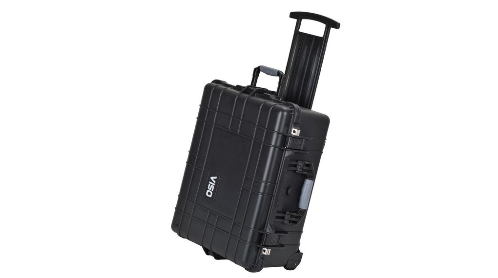 Waterproof Plastic Equipment case With Wheels, 560 x 455 x 265mm