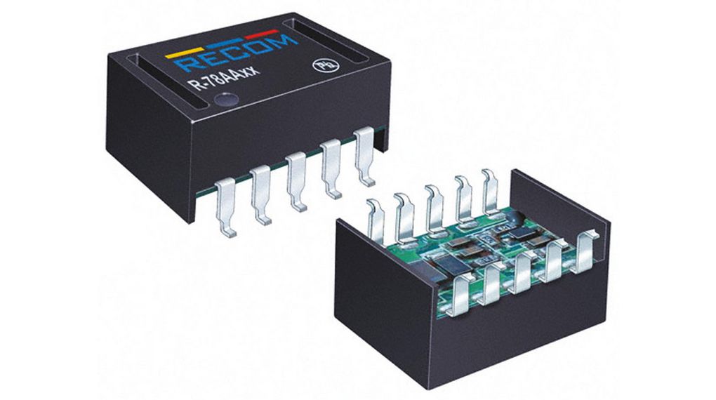 Switching Regulator, Surface, 12 V dc Output Voltage, 500 mA Output Current, 1 Outputs