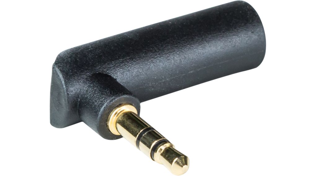 Audio Adapter Stereo, Rechts abgewinkelt, 3,5-mm-Stecker - 3,5-mm-Buchse